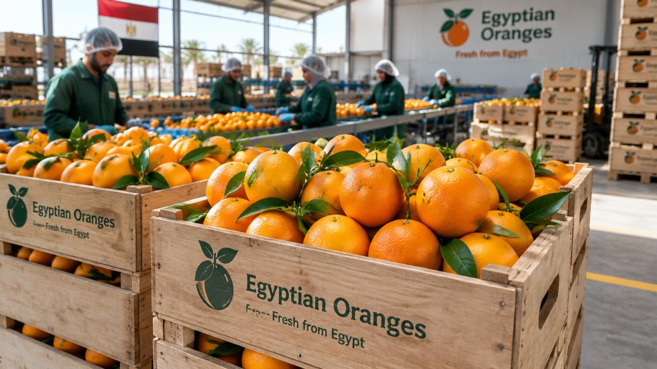Fresh Oranges in Egypt