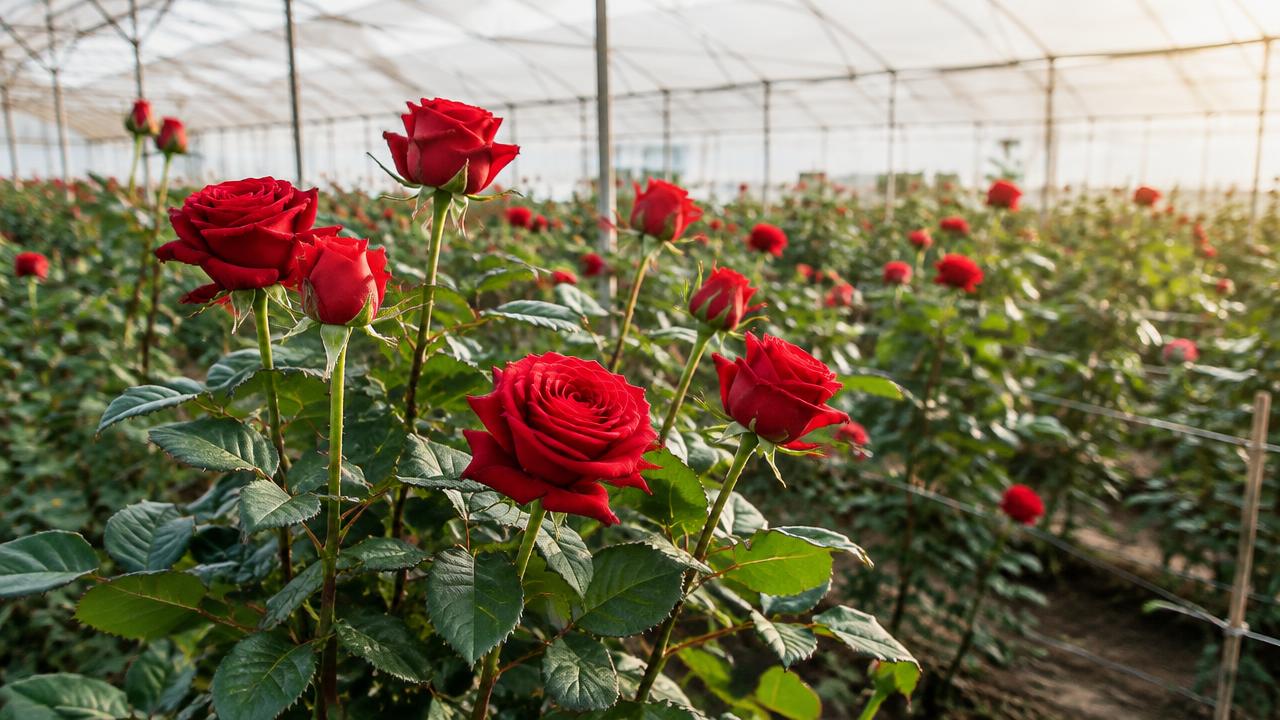 Fresh Cut Roses in Kenya